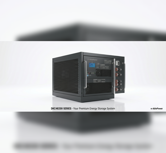 E-Able Power DKC48200 Rack Battery 48V 200Ah 9.6KWh LiFePO4