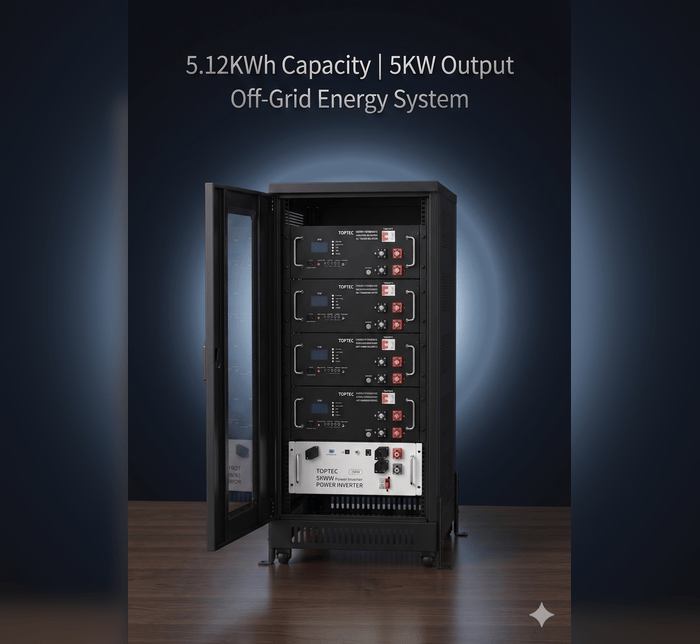 E-Able Power DKC-ESS-5 Cabinet Energy Storage System 5.12KWh/5KW
