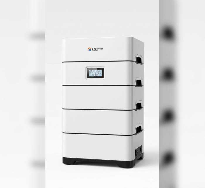 E-Able Power DKS48100 Stacked Battery 51.2V 100Ah 5.12KWh LiFePO4