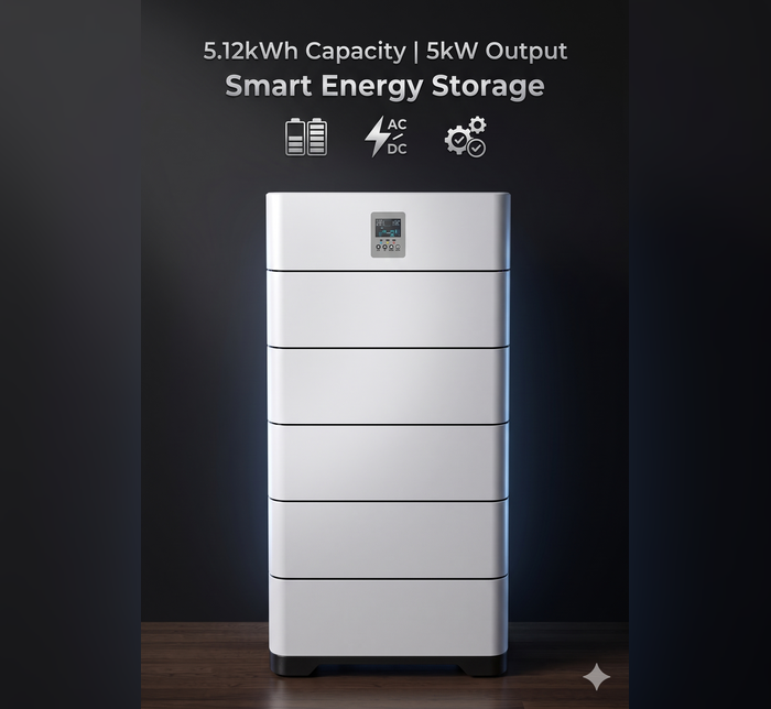 E-Able Power DKS-ESS-5 Stackable Energy Storage System 5.12KWh/5KW