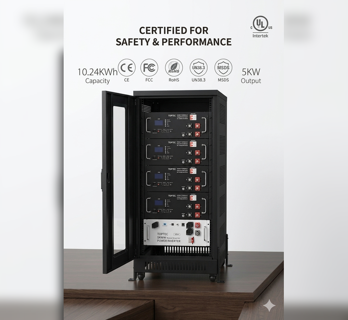 E-Able Power DKC-ESS-10 Cabinet Energy Storage System 10.24KWh/5KW