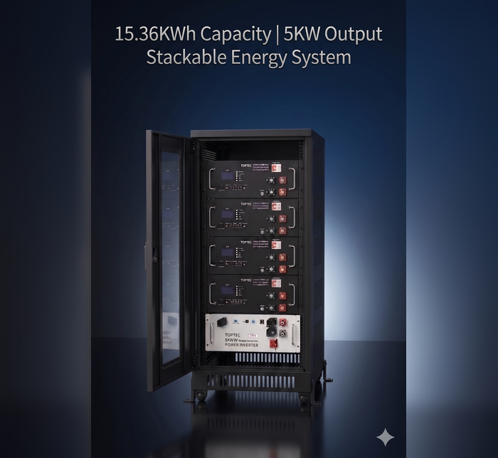 E-Able Power DKC-ESS-15 Cabinet Energy Storage System 15.36KWh/5KW