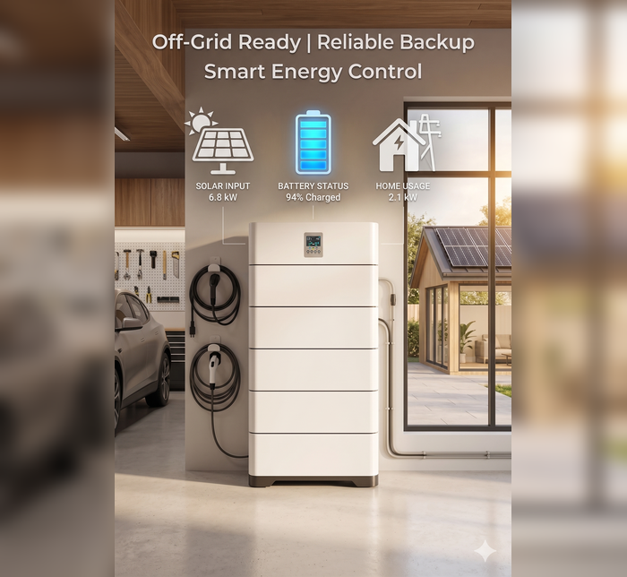 E-Able Power DKS-ESS-5 Stackable Energy Storage System 5.12KWh/5KW - Image 2