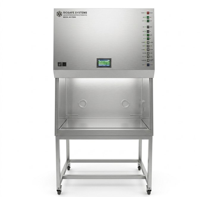 BR-PCRW-100 PCR Workstation Laminar Flow Cabinet