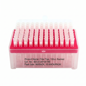 BCLS120100-RS 100ul Filter Tips Racked 960 Pack