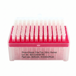 BCLS120200-RS 200ul Filter Tips Racked 960 Count