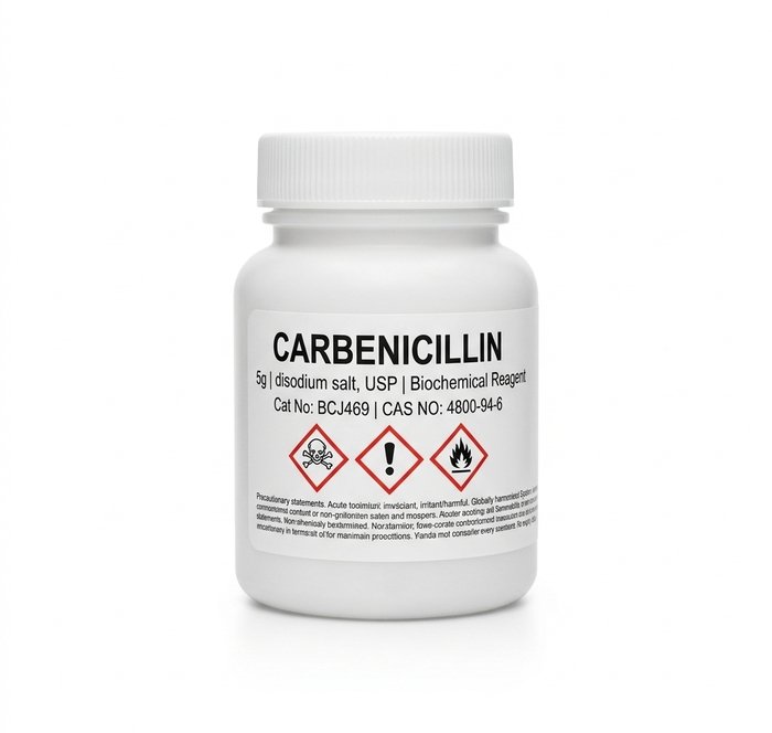 Carbenicillin Disodium Salt USP 5g Powder CAS 4800-94-6