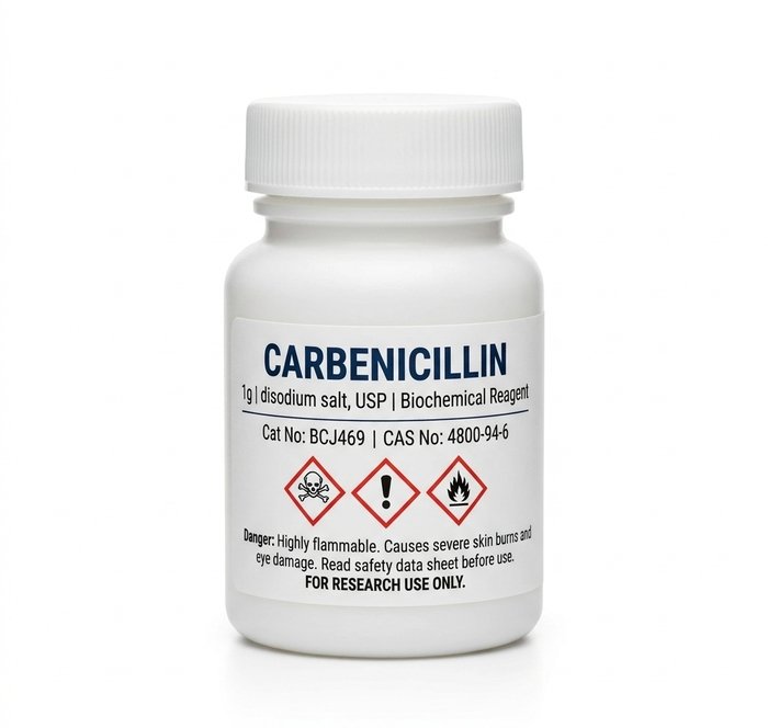 Carbenicillin Disodium Salt USP Grade 1g (CAS 4800-94-6)