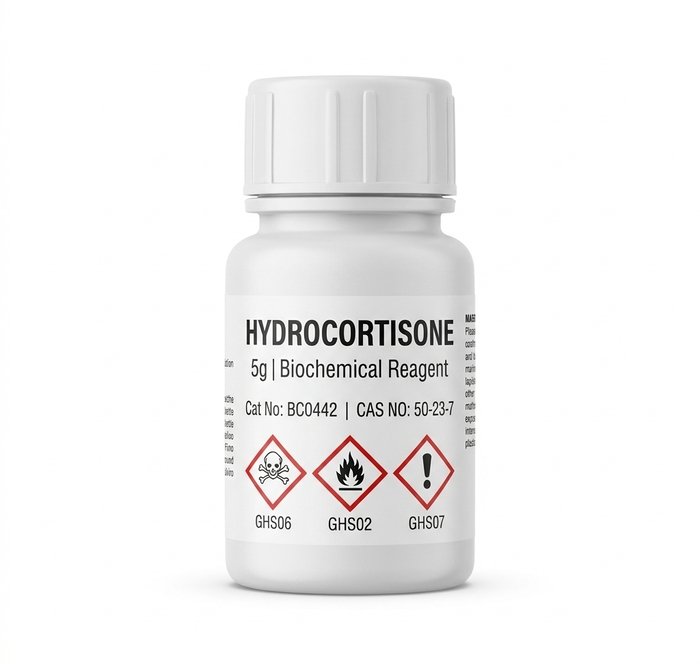 Hydrocortisone Powder 5g CAS 50-23-7 Research Grade