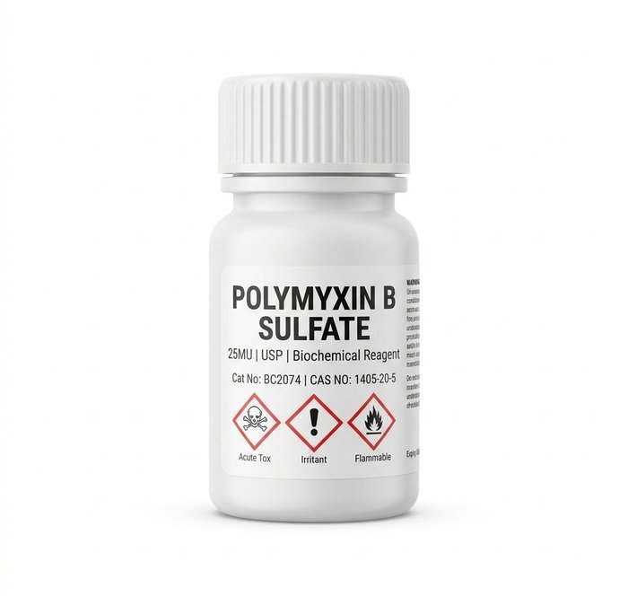 Polymyxin B Sulfate USP 25MU CAS 1405-20-5