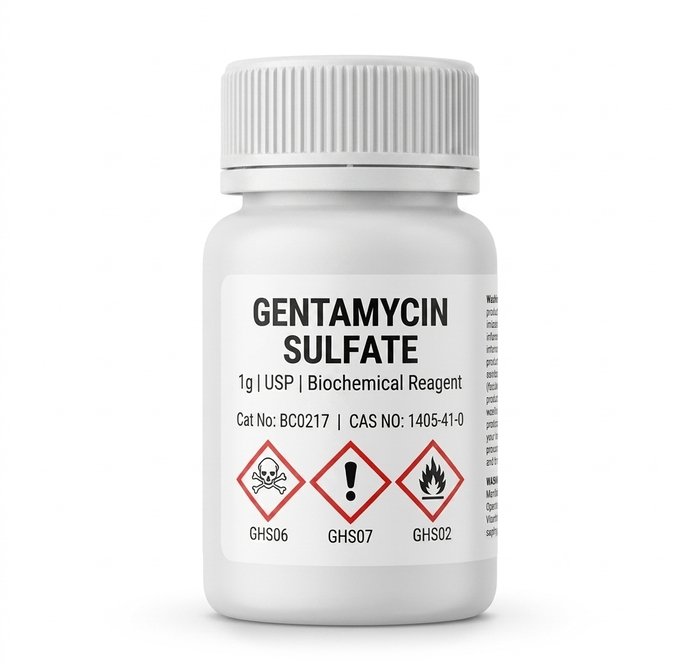 Gentamycin Sulfate USP 1g CAS 1405-41-0