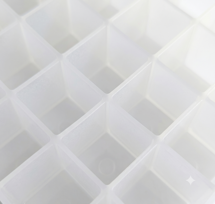 81-Well Storage Box for 2.0ml Cryo Vials -80C PP - Image 2