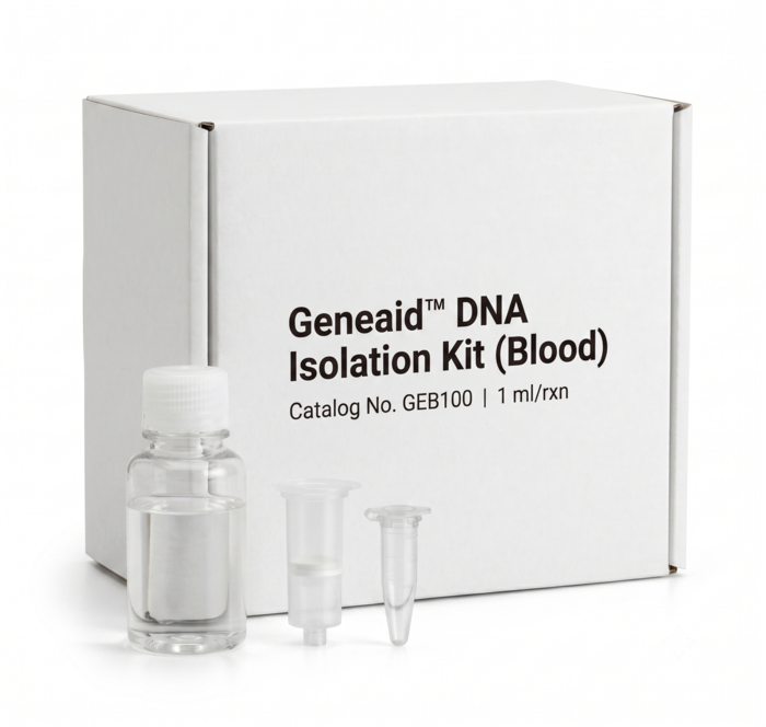 Geneaid GEB100 DNA Isolation Kit for Blood Samples
