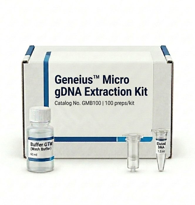 GMB100 Geneius Micro gDNA Extraction Kit 100 Preps