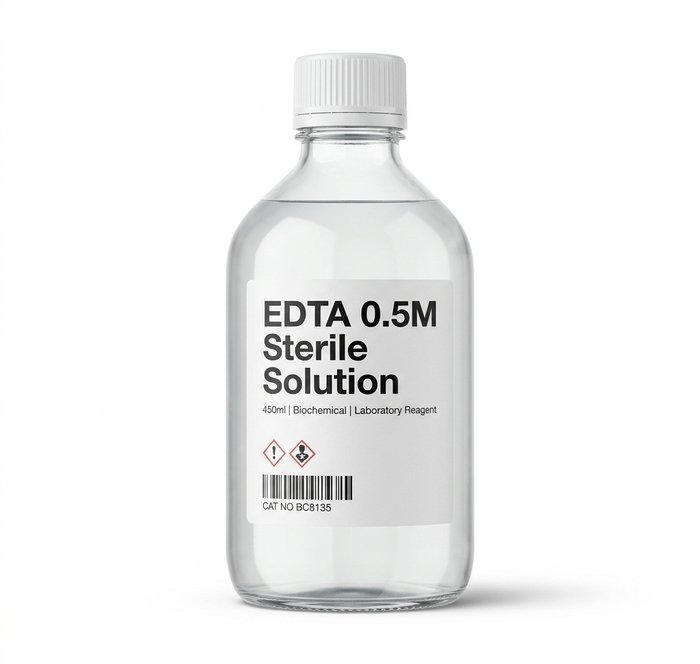 EDTA 0.5M Sterile Solution pH 8.0 Molecular Grade