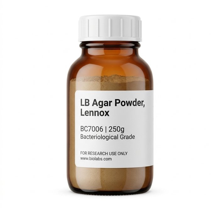 LB Agar Powder Lennox Formula BC7006 Molecular Biology Grade