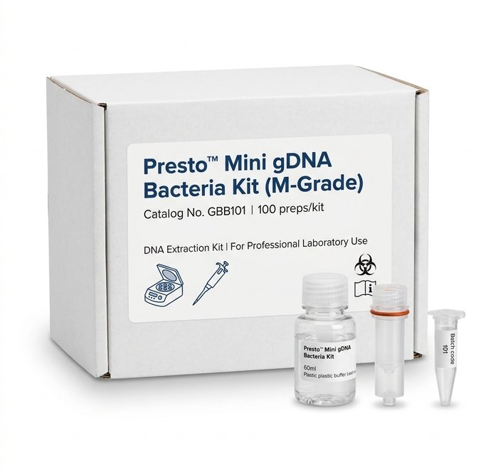 Presto Mini gDNA Bacteria Kit GBB101 100 Preps