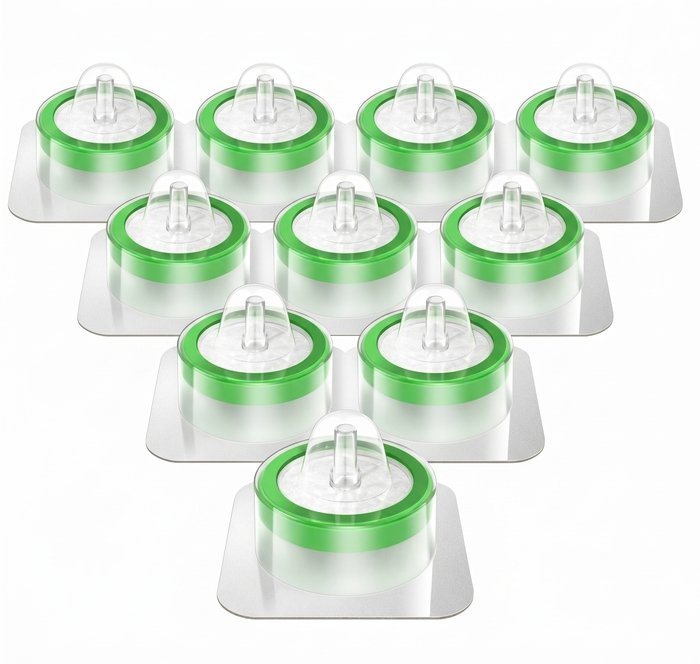 Sterile PVDF Syringe Filter 13mm 0.45um 100 Pack - Image 2
