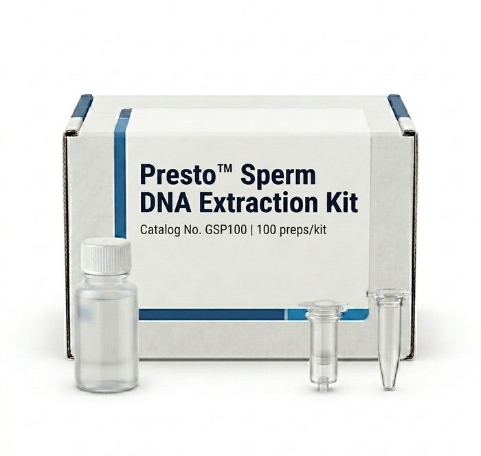 GSP100 Presto Sperm DNA Extraction Kit - 100 Preps