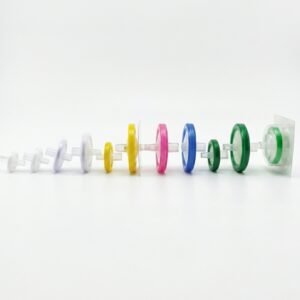 NSF11 Hydrophobic PVDF Syringe Filter 25mm 0.45um 100pk