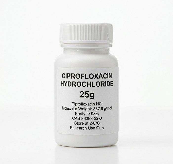 Ciprofloxacin Hydrochloride Powder BC0310 Research Grade