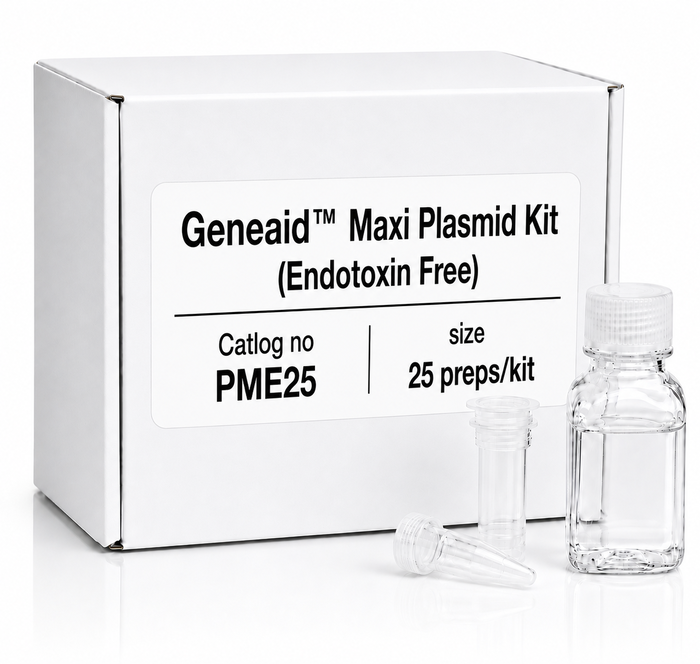 Geneaid PME25 Maxi Plasmid Kit Endotoxin Free 25 Preps