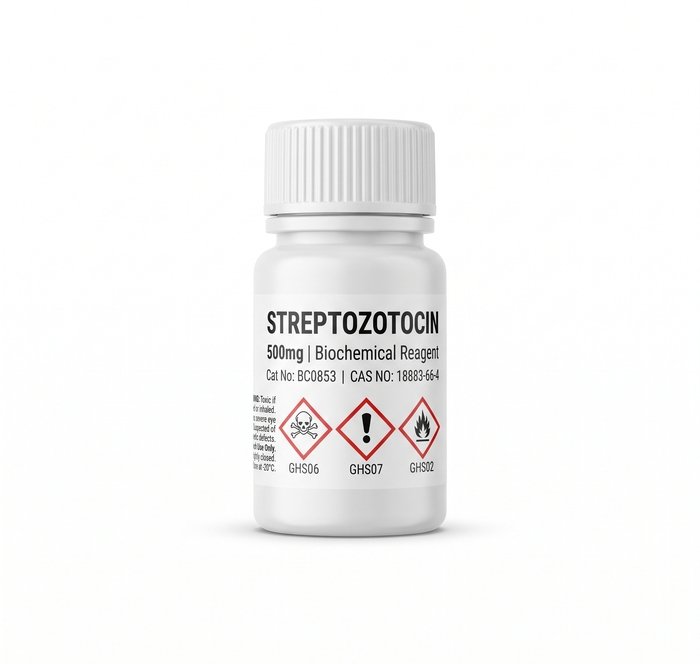 Streptozotocin 500mg CAS 18883-66-4 Laboratory Reagent