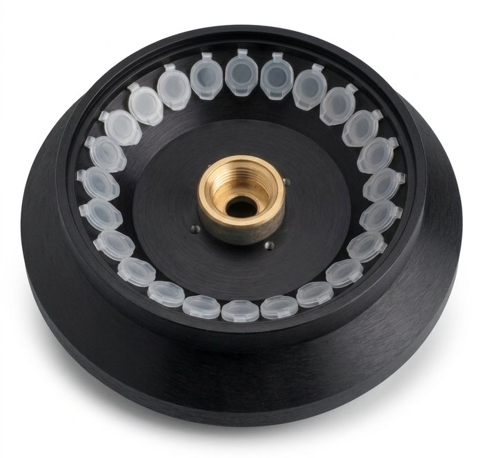 ROTOR-241.5 Angle Head Rotor 24 x 1.5 ml for Lab Centrifuge