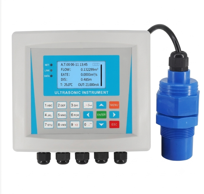 ZTEK Battery Operated Ultrasonic Flow Meter RS232 43M3/HR