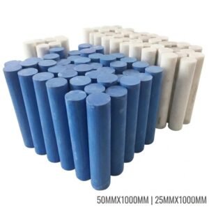 Dura Nylon 6 Rod Solid Engineering Plastic Stock 1000mm, 50 MM