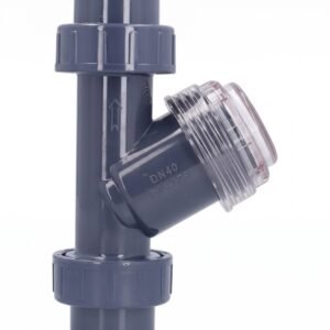 1" — STREAM UPVC Y-Type Strainer Inline Filter