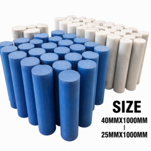 DURA Nylon 6 Engineering Rod 1000mm Length, 40 MM