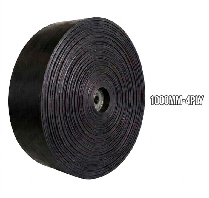 WESTRN 1000mm 4-Ply Rubber Industrial Conveyor Belt