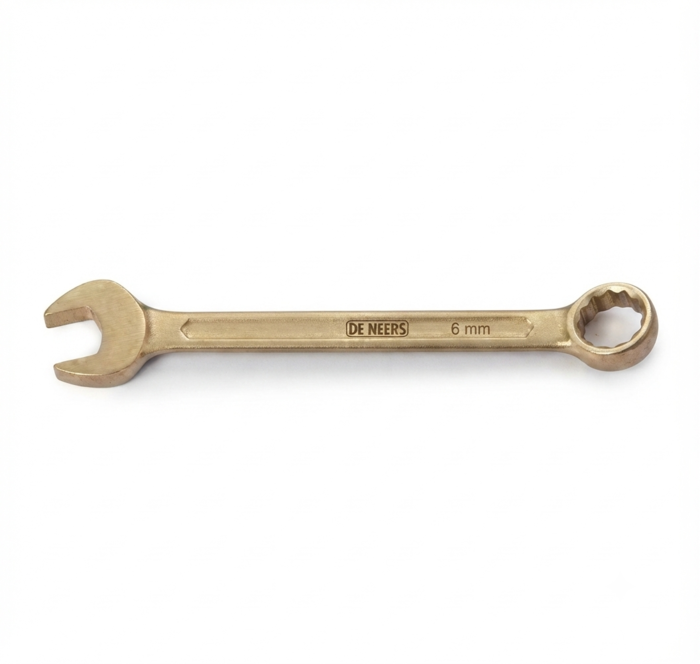 DE NEERS 6 mm Combination Spanner AL-BR Model DN-15601