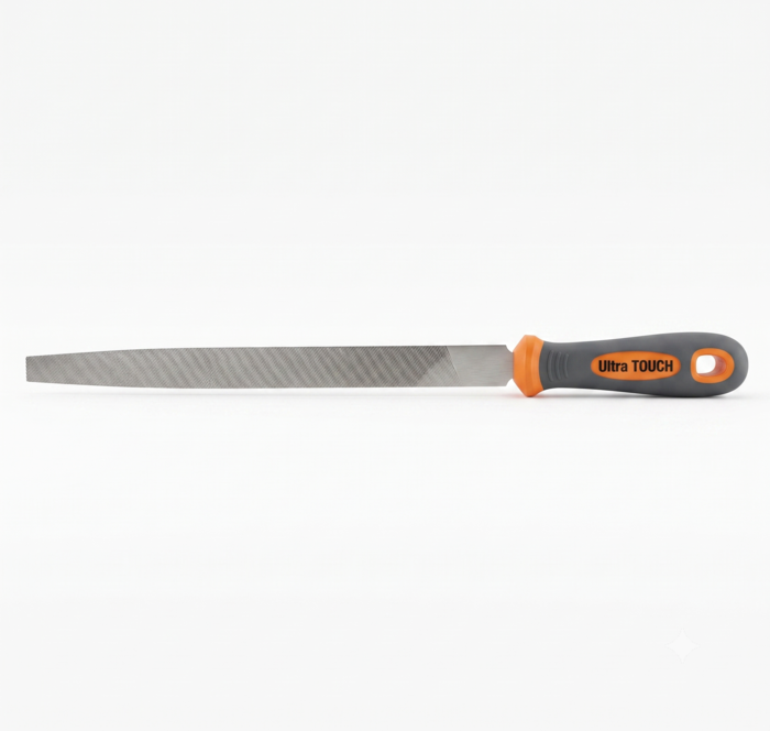 Ultra TOUCH Flat Bastard File with Ergonomic Handle