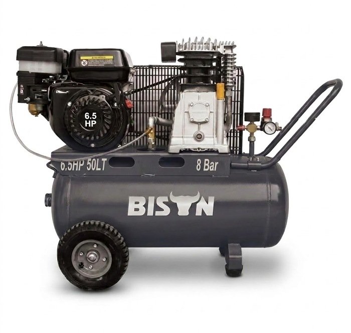 BISON BS-H2065/8-50 50L Belt-Driven Air Compressor 6.5HP
