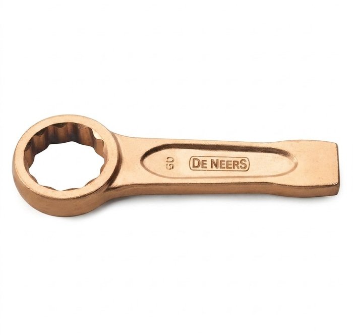 DE NEERS 130 mm Slogging Ring Spanner Non-Sparking