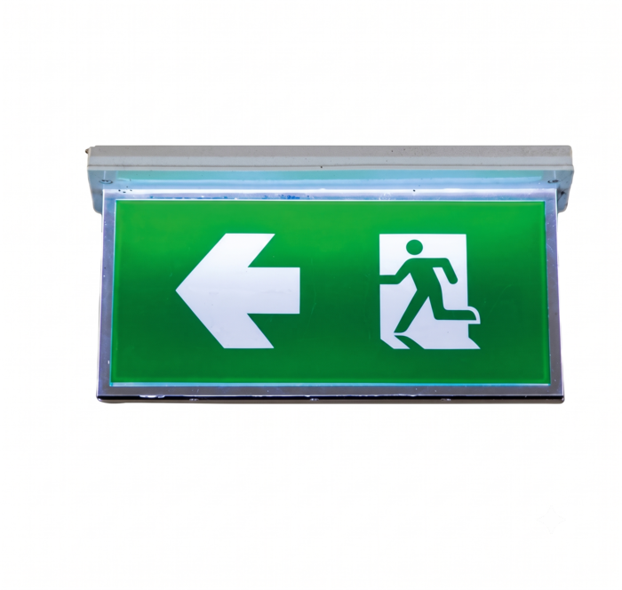 SAFE PRO LED Dot Exit Sign Aluminum Emergency Light