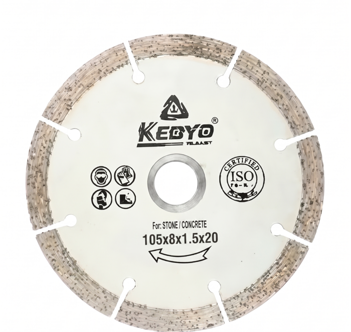 Kedyo 4 Inch Key-Slot Diamond Saw Blade for Ceramic