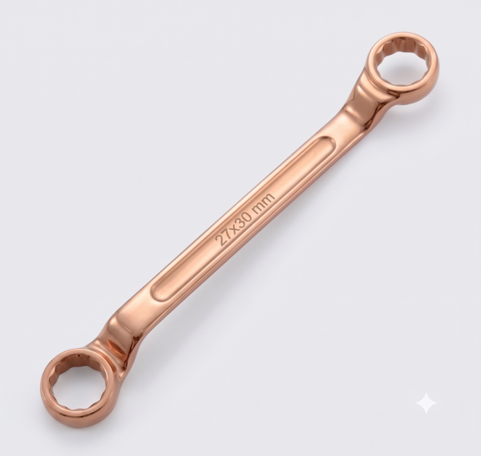 DE NEERS 27x30 mm Beryllium Copper Ring Spanner DN-15425 - Image 2