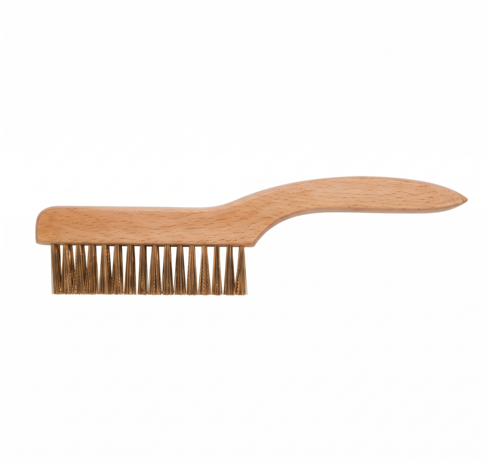 DE NEERS Non-Sparking Aluminium Bronze Shoe Handle Brush 255mm