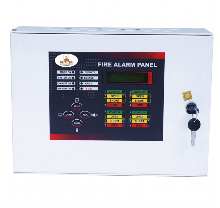 SAFE PRO 4 Zone Fire Alarm Control Panel AS-203