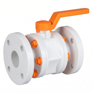 100 mm (4 in) — Janvi Plastic Industries PP Ball Valve Flanged End