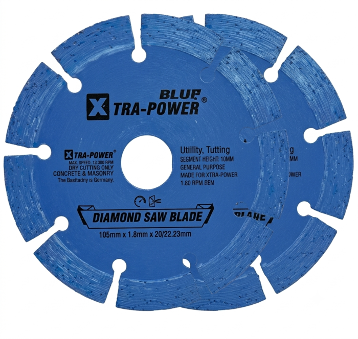 Xtra Power Blue Diamond Saw Blade Segmented Cutting Disc