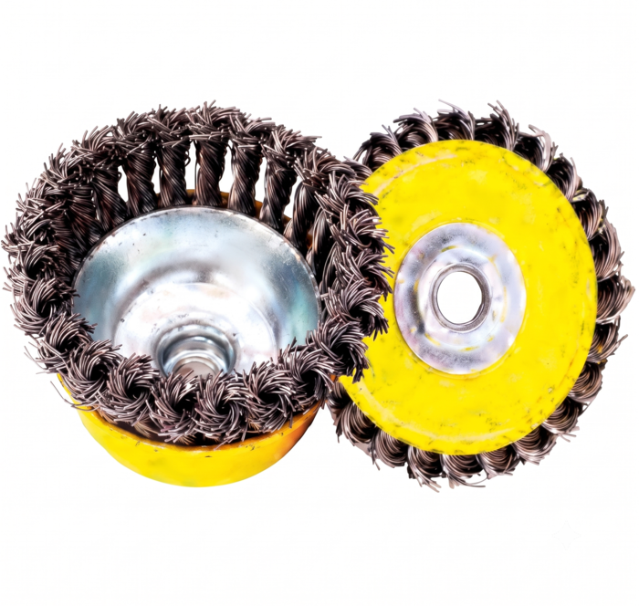 Xtra-Power Twisted Cup Brush for Angle Grinders