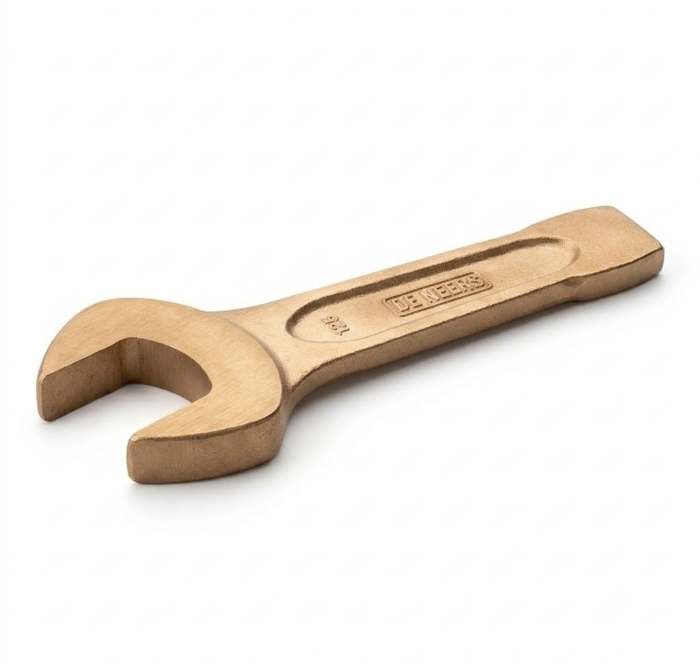 DE NEERS 125 mm Non-Sparking Slogging Open Ended Spanner
