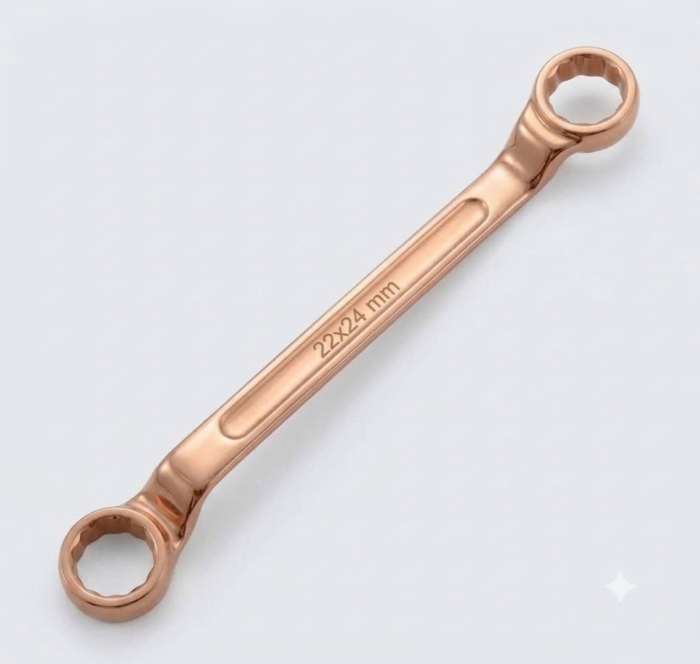DE NEERS 22x24 mm Beryllium Copper Ring Spanner DN-15421