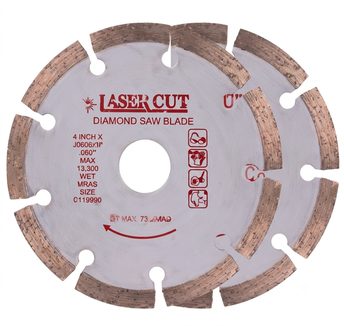 Xtra Power Laser Cut Diamond Blades Rim and Segmented
