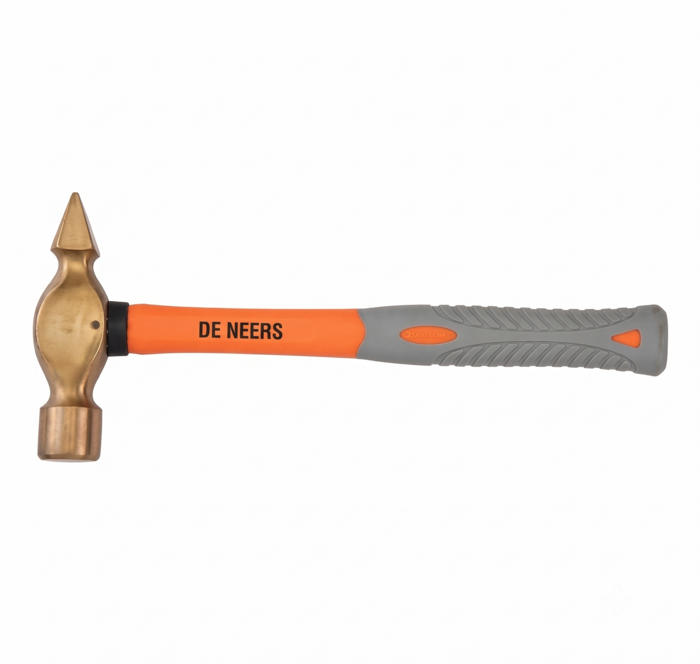 DE NEERS Cross Pein Hammer With Fibreglass Handle 2000g