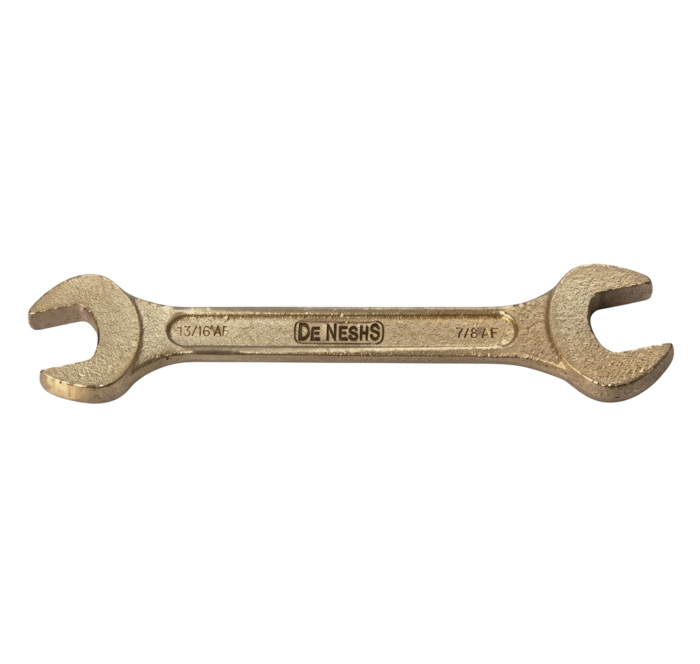 DE NEERS Double Open End Spanner 7/8 x 15/16 mm AL-BR